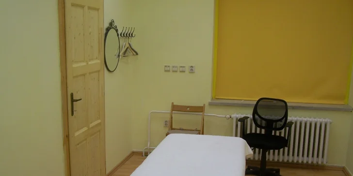60minutová odborná masáž - výběr ze 7druhů