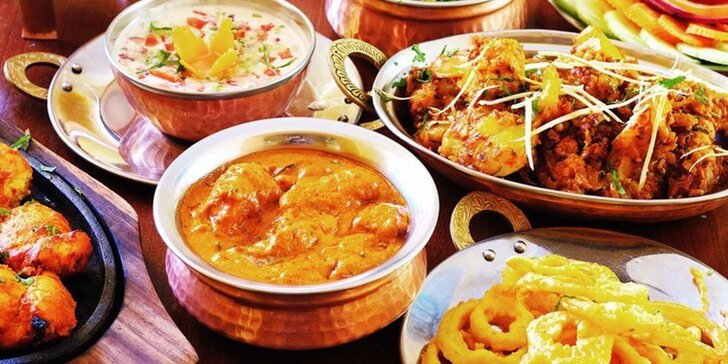 Otevřený voucher na pokrmy v indické restauraci Koh-i-Noor