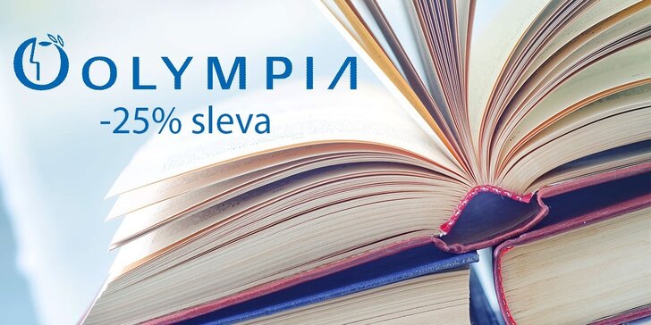 25% sleva na nákup knih v nakladatelství Olympia