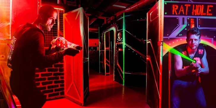 Akční laser game v centru Prahy až pro 16 hráčů