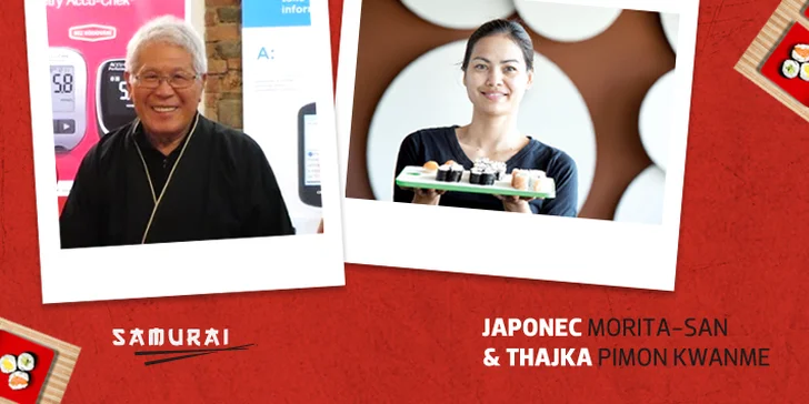 Sushi sety připravené japonským šéfkuchařem