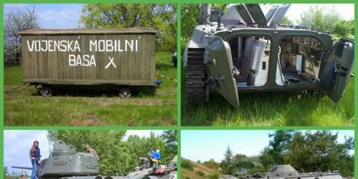 149 Kč za vstup do ARMY PARKU pro 2 dospělé nebo 1 dospělého a 2 děti. Ráj vojenské techniky včetně zážitkových akcí se slevou 50 %.