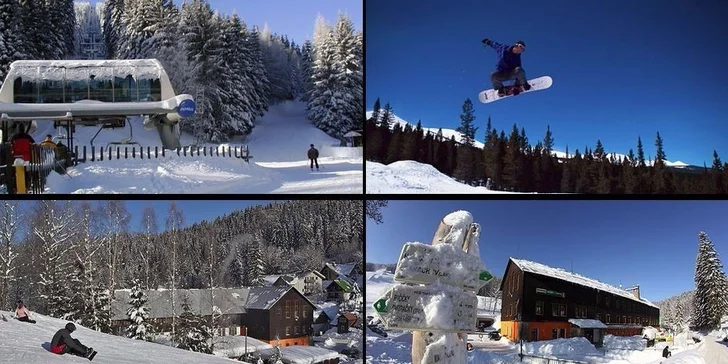 Lyžovačka, Vánoce i turistika - relax balíčky v Krkonoších