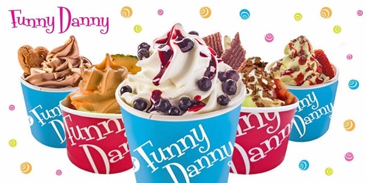 Porce oblíbeného frozen yogurtu z Funny Danny a bezva bonus