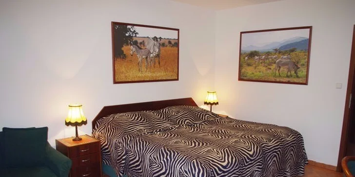 Noc v Hotelu nebo Kempu Safari pro dva s možností pomazlit se s hady