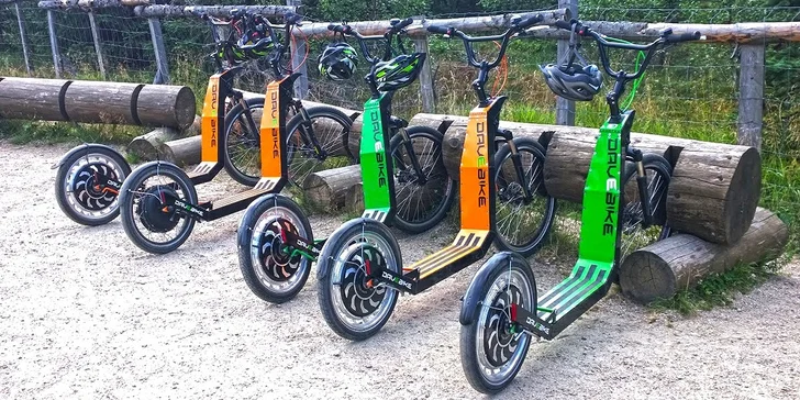Jizerská hodinovka na koloběžkách DAVEBIKE