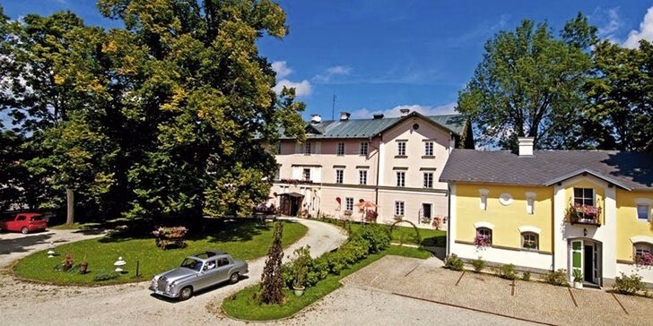 Jarní očistný pobyt: 3 dny plné zdravého hýčkání na zámku v jižních Čechách