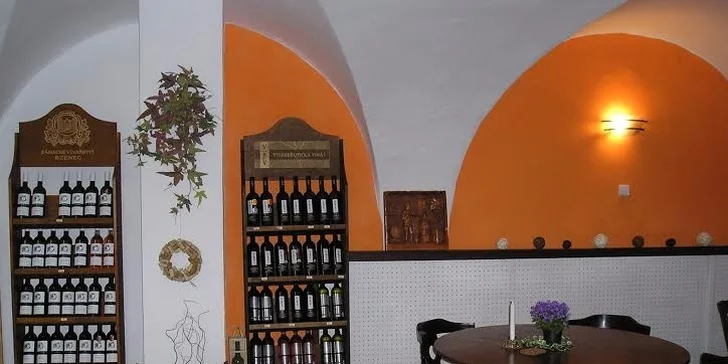 Degustace vína pro dva včetně drobného občerstvení