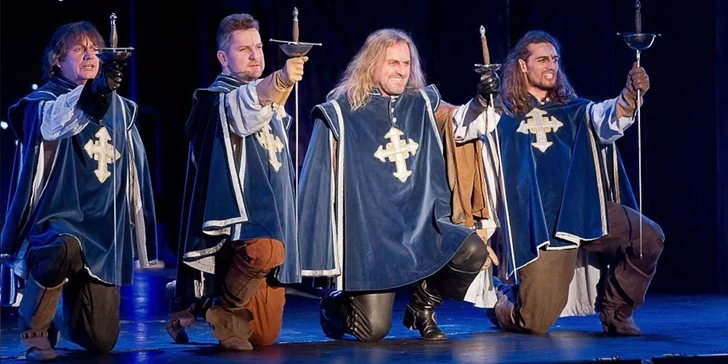 Vstupenka na muzikál Tři mušketýři v Divadle Broadway