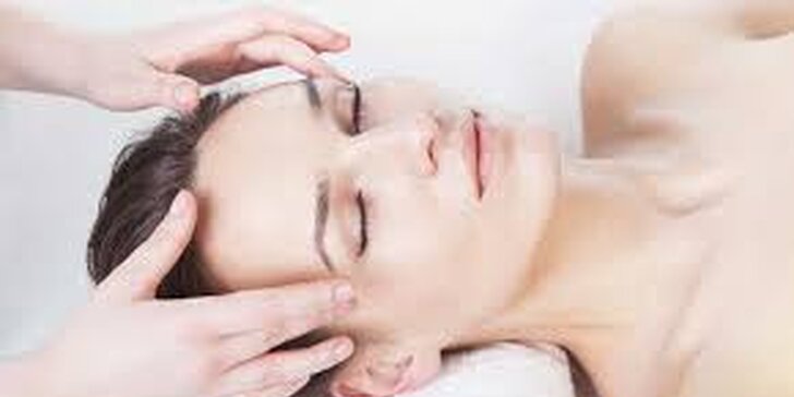 60minutová relaxační masáž hlavy a obličeje