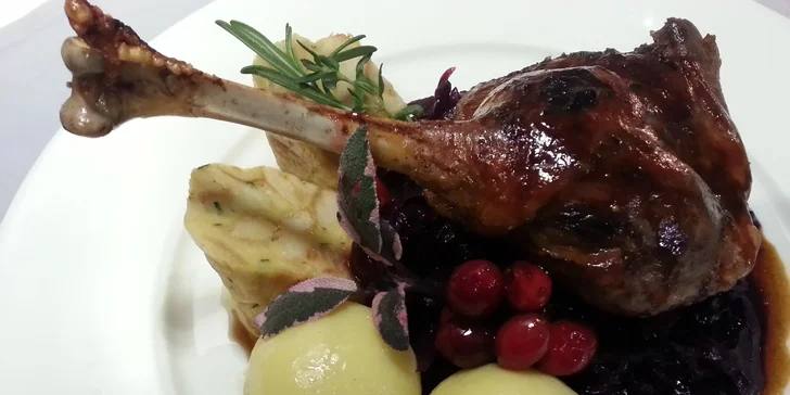 Degustační 8chodové menu pro dva v Restaurantu Alberta Málka****