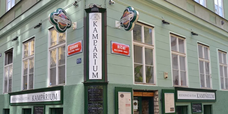 Pohádkové 3chodové menu pro 2 v restauraci Kampárium