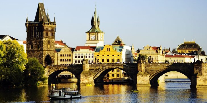 Romantický pobyt a snídaně v secesním hotelu v centru Prahy