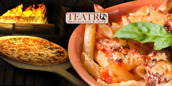 3 eurá za kulinársky zážitok pravej talianskej kuchyne v hodnote 6 eur v reštaurácii Teatro Restaurant & Café v Nitre! Premeňte váš obed či večeru na gurmánsky zážitok s jedlom podľa vášho výberu so zľavou 50 %