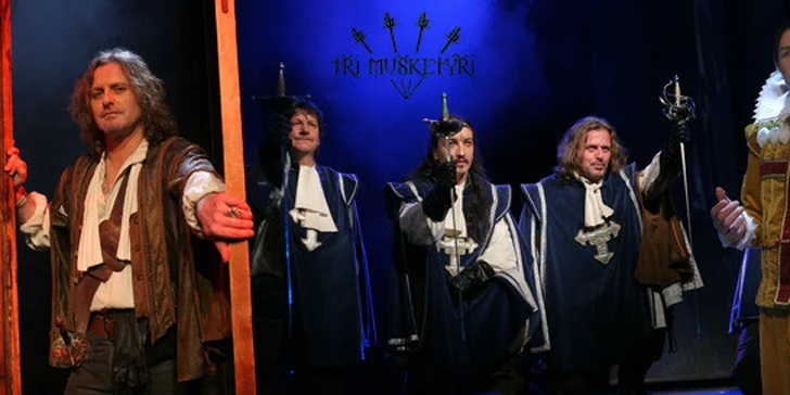 Vstupenky na muzikál Tři mušketýři