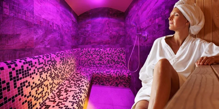 Sauna, vířivka a solná jeskyně ve Fitstudiu Kotva