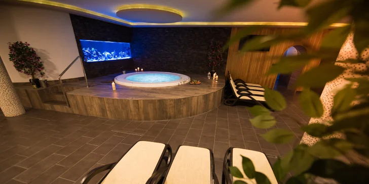 Do wellness budete mít dvouhodinový vstup. 