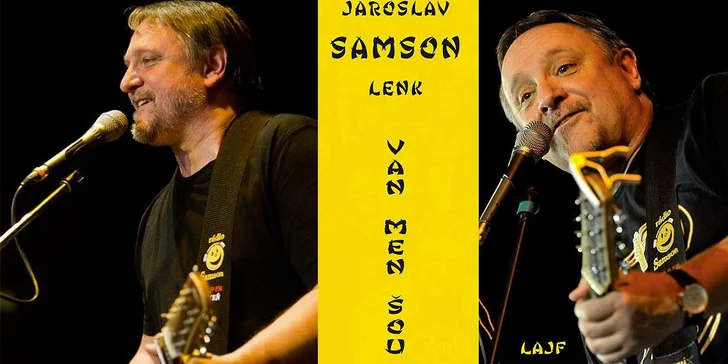 Vstupenka na koncert Jaroslava Samsona Lenka s vystoupením "Van men šou"
