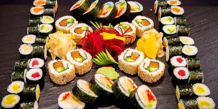 Otevřený voucher pro dvě osoby na veškeré jídlo z restaurace Aichi Sushi