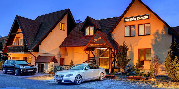 Dovolená pod Tatrami: 3* penzion s relax zónou a polopenzí