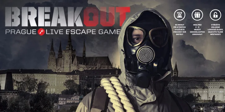 Úniková hra Nukleární Bunkr od Breakout Prague pro 2-6 hráčů