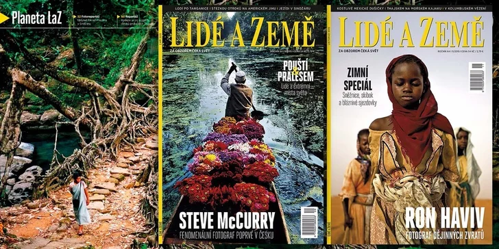 Roční předplatné časopisu Lidé a Země