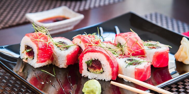 Otevřený voucher pro dvě osoby na veškeré jídlo z restaurace Aichi Sushi