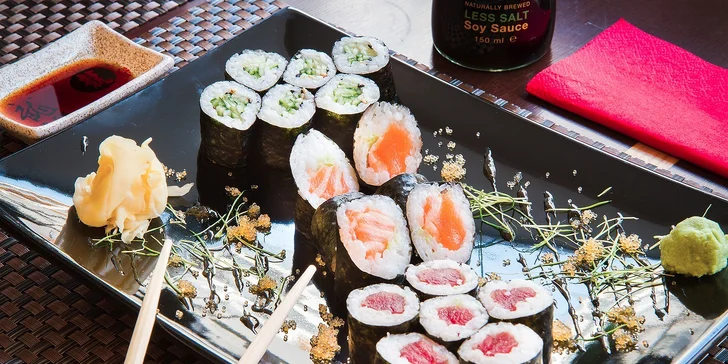 Otevřený voucher pro dvě osoby na veškeré jídlo z restaurace Aichi Sushi