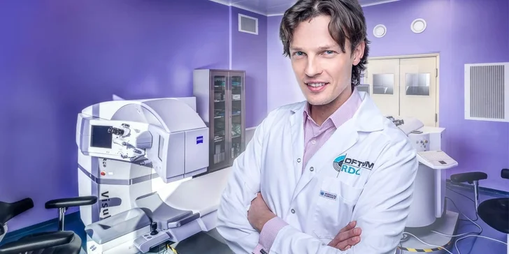 Operace očí nejnovější laserovou metodou Relex Smile 3D Expert