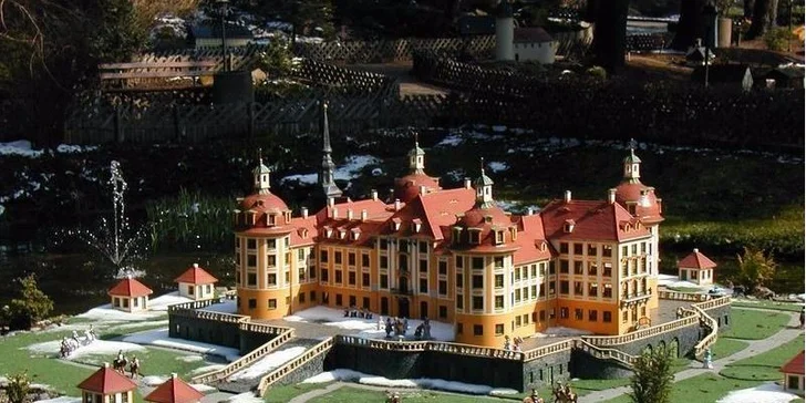 Advent na zámku Moritzburg a odpolední Dráždany