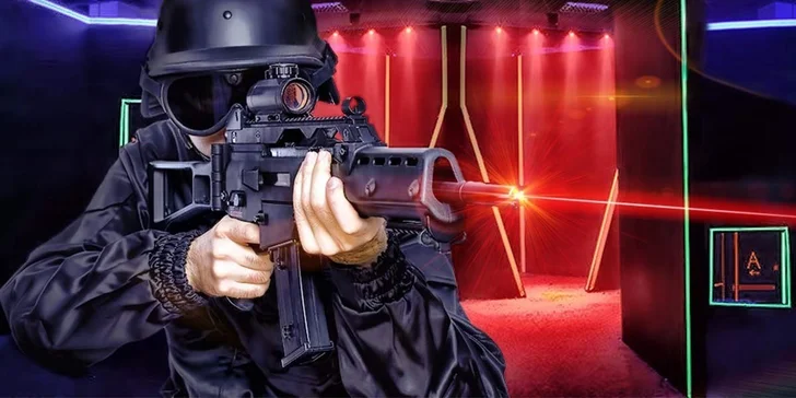 2 adrenalinové laserové hry ve sci-fi aréně ve Zlíně