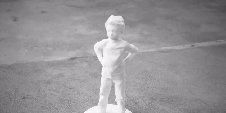 3D plastová postavička z HI-Tech tiskárny