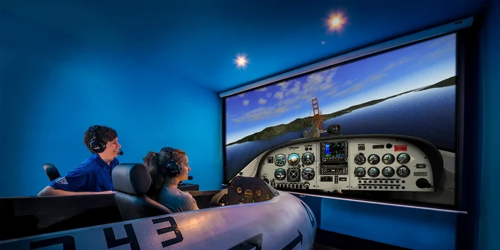 Letecký simulátor – převezměte kontrolu nad letadlem a staňte se pilotem