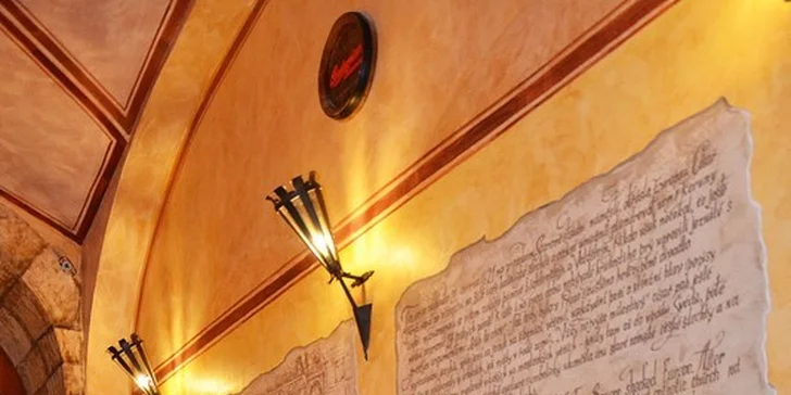 50% sleva na jakékoli pokrmy v restauraci U Českých pánů