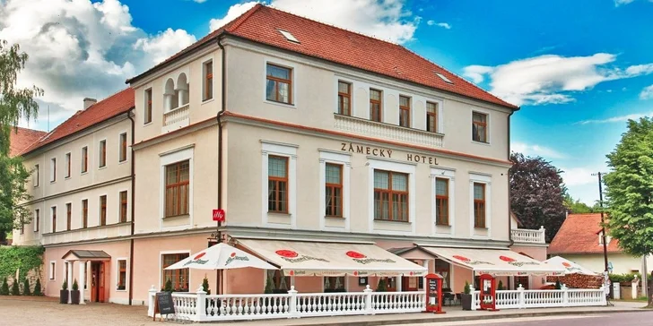 Pohádkový pobyt v Zámeckém hotelu s polopenzí na Vranově