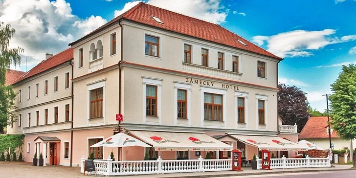 Pohádkový pobyt v Zámeckém hotelu Vranov s polopenzí