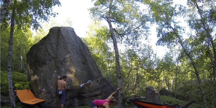 Bouldering na Labských pískovcích - super adrenalinový zážitek