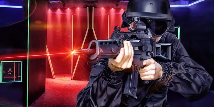 2 adrenalinové laserové hry ve sci-fi aréně ve Zlíně