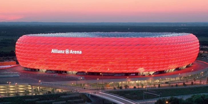 Zájezd na fotbalové utkání Bayern Mnichov do supermoderní Alianz Areny