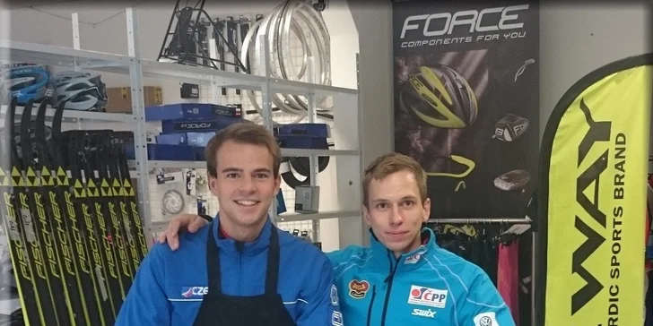 Voskování lyží a snowboardů v Liberci