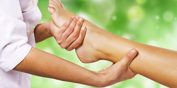 60minutová odborná reflexní terapie plosek nohou