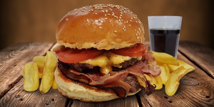 Hvězda mezi burgery – Jack Daniel's burger s 300 g hovězího