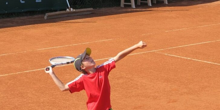 5denní příměstský tenisový kemp pro děti 4-15 let