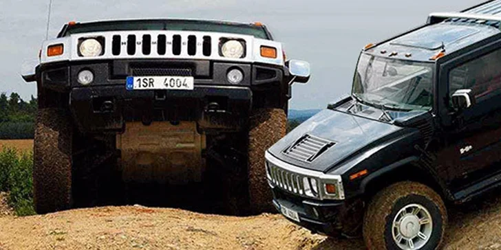 Adrenalinové jízdy s Hummerem na offroadové trati