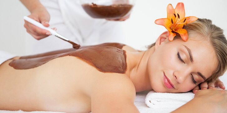 Kokosová, čokoládová nebo kávová masáž pro celkovou pohodu