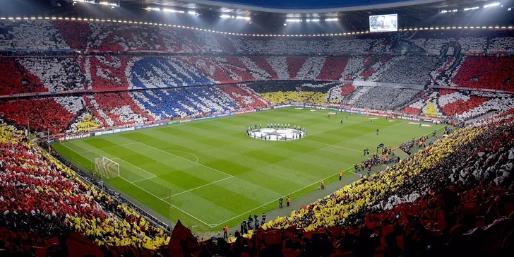 Zájezd na fotbalové utkání Bayern Mnichov do supermoderní Alianz Areny