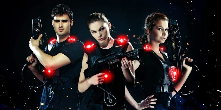 Laser game v aréně LazerFun a herním prostoru Aztec