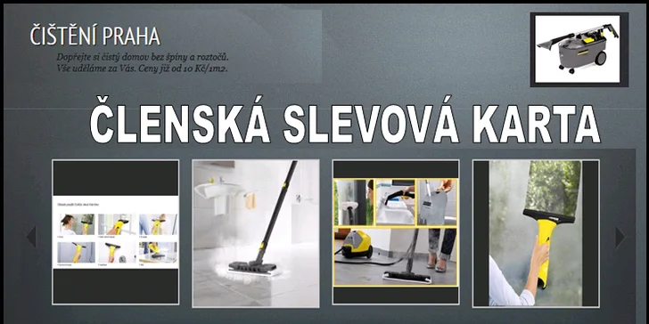 Hloubkové čištění sedacích souprav a čalounění