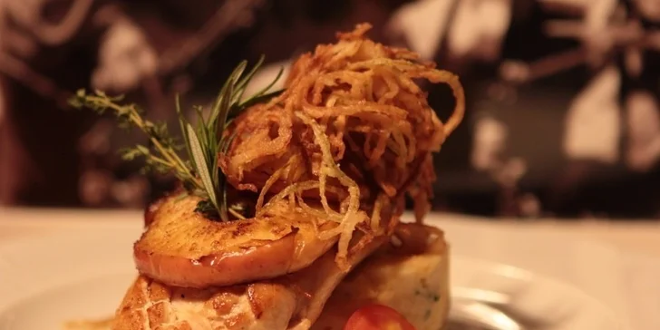 Zimní dvouchodvé menu pro dva v restauraci Satchmo