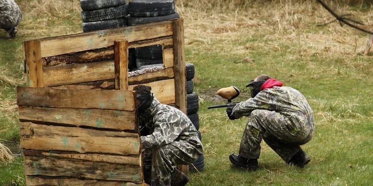 Časově neomezená paintballová přestřelka s veškerou výbavou